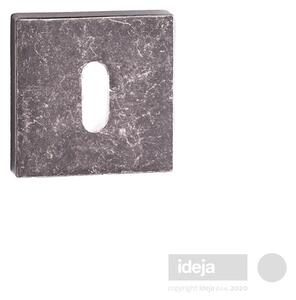 Rozeta F33 kvadratna antracit <span> ključ, cilindar ili wc</span> Cilindar