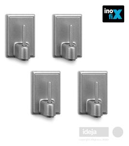 Vješalica za vitražne palice Inofix <span>krom mat samoljepljiva (4 kom.)</span>