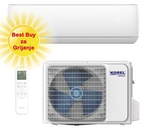 KOREL KLIMA UREĐAJ 2,7kW KSAJA-09DCEG - URBAN PLUS, za prostor do 30m2, A++ energetska klasa, Wi-Fi, R32