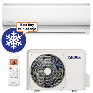 KOREL KLIMA UREĐAJ 2,6kW KOR32-09HFN8-IX/KOR32-09HFN8-OX - NEXO, za prostor do 25m2, A++ energetska klasa, Wi-Fi, R32