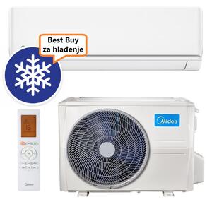 MIDEA KLIMA UREĐAJ MSAGBU-12HRFNX / MOX102-12HFN8 - XTREME SAVE INVERTER, za prostor do 35m2, A++ energetska klasa