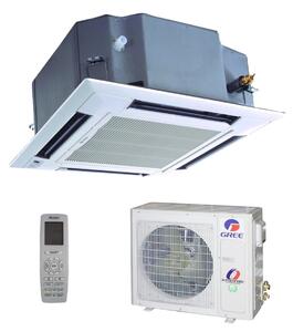 Gree kazetni klima uređaj 3,5kW GUD35T(A-S)/GUD35W(NhA-S), za prostor do 35m2, A+ energetska klasa