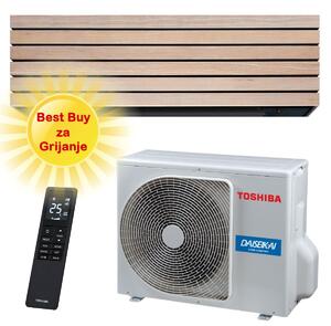 TOSHIBA KLIMA UREĐAJ 3,5kW RAS-B13S4KVDG-E/RAS-13S4AVPG-E - Super Daiseikai 10, za 35m2, A+++, R32
