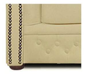 Chesterfield Garnitura Winfield Basic Luxe Leather | 4-sjedišta | Vanilla