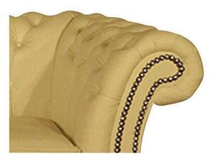 Chesterfield Fotelja Winfield Basic Leather | 1-sjedište | Ivory