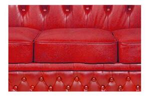 Chesterfield Trosjed Winfield Basic Luxe Leather | 3-sjedišta | Red