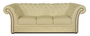 Chesterfield Trosjed Winfield Basic Luxe Leather | 3-sjedišta | Vanilla