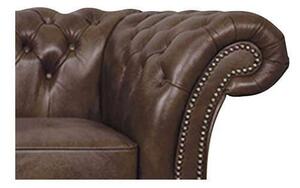 Chesterfield Fotelja Winfield Basic Luxe Leather | 1-sjedište | 1-sjedište | Cloudy Brown Dark