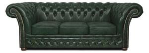 Chesterfield Trosjed Winfield Basic Luxe Leather | 3-sjedišta | Cloudy Green