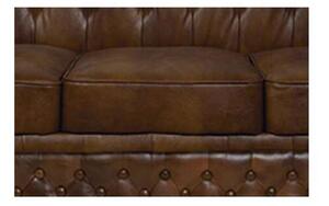 Chesterfield Trosjed Winfield Basic Luxe Leather | 3-sjedišta | Cloudy Brown Light