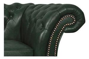 Chesterfield Trosjed Winfield Basic Luxe Leather | 3-sjedišta | Cloudy Green