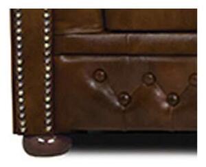 Chesterfield Garnitura Winfield Basic Luxe Leather | 4-sjedišta | Cloudy Brown Light