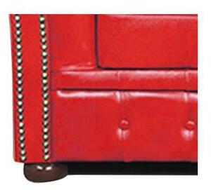 Chesterfield Trosjed Winfield Basic Leather | 3-sjedišta | Red