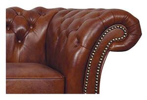 Chesterfield Fotelja Winfield Basic Leather | 1-sjedište | Cloudy Brown Old