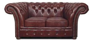 Chesterfield Dvosjed Winfield Basic Leather | 2-sjedišta | Cloudy Red