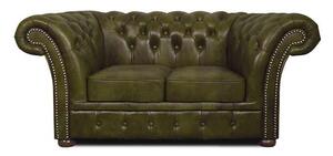 Chesterfield Dvosjed Winfield Basic Leather | 2-sjedišta | Moss Green