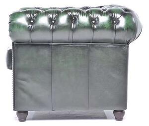 Chesterfield Trosjed Original Leather | 3-sjedišta | Wash Off Green