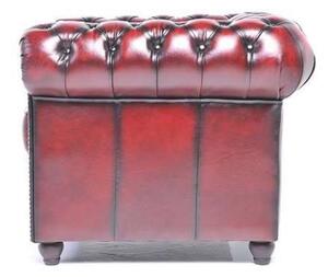 Chesterfield Dvosjed Original Leather | 2-sjedišta | Wash Off Red