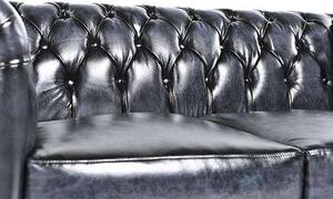 Chesterfield Trosjed Original Leather | 3-sjedišta | Wash Off Blue