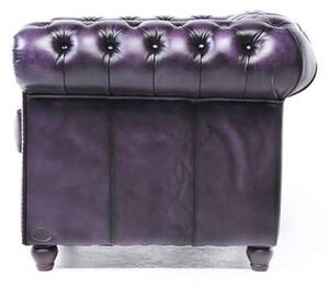 Chesterfield Trosjed Original Leather | 3-sjedišta | Wash Off Purple