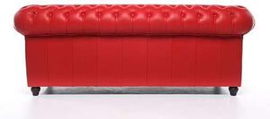 Chesterfield Trosjed Original Leather | 3-sjedišta | Red