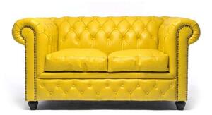 Chesterfield Set Garnitura Original Leather | 2 + 3 sjedišta | Yellow