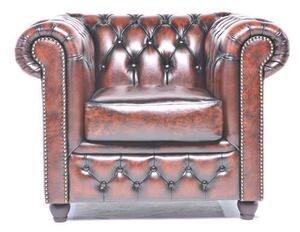 Chesterfield Set Garnitura Original Leather | 1 + 2 sjedišta | Wash Off Brown