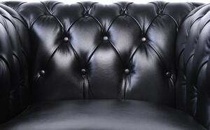 Chesterfield Set Garnitura Original Leather | 1 + 2 + 3 sjedišta | Black
