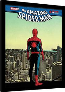 Uokvireni poster Spider-Man - Skyline