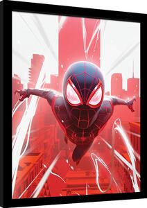Uokvireni poster Spider-Man - Swinging