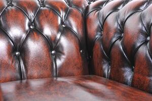 Chesterfield Set Garnitura Original Leather | 1 + 1 + 3 sjedišta | Wash Off Brown