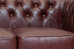 Chesterfield Garnitura First Class Leather | 5-sjedišta | Cloudy Red