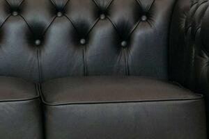 Chesterfield Garnitura First Class Leather | 6-sjedišta | Shiny Black