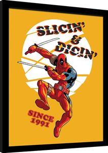 Uokvireni poster Deadpool - Slicin & Dicin