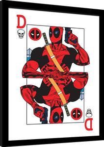 Uokvireni poster Deadpool - Playing Card