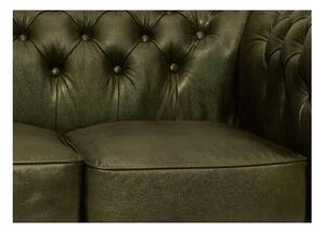 Chesterfield Garnitura Class Leather | 4-sjedišta | Moss Green