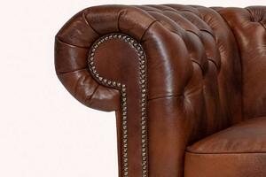 Chesterfield Garnitura First Class Leather | 6-sjedišta | Cloudy Brown Old