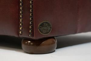 Chesterfield Garnitura Class Leather | 6-sjedišta | Cloudy Red