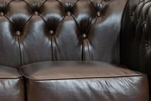 Chesterfield Garnitura Class Leather | 6-sjedišta | Cloudy Brown Dark