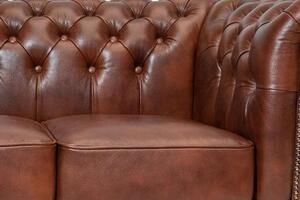 Chesterfield Dvosjed First Class Leather | 2-sjedišta | Cloudy Brown Old