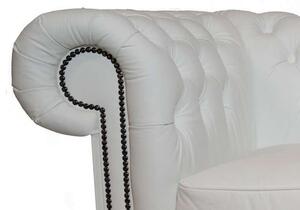 Chesterfield Fotelja Class Leather | 1-sjedište | White