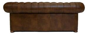 Chesterfield Trosjed First Class Leather | 3-sjedišta | Cloudy Brown Light l