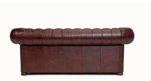Chesterfield Trosjed First Class Leather | 3-sjedišta | Cloudy Red