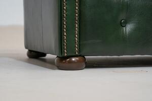 Chesterfield Garnitura Class Leather | 6-sjedišta | Cloudy Green