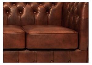 Chesterfield Garnitura Class Leather | 6-sjedišta | Cloudy Caramel