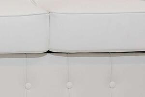 Chesterfield Garnitura Class Leather | 5-sjedišta | White