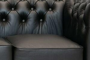 Chesterfield Fotelja Class Leather | 1-sjedište | Shiny Black