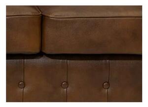 Chesterfield Garnitura Class Leather | 4-sjedišta | Cloudy Brown Light