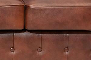 Chesterfield Garnitura Class Leather | 4-sjedišta | Cloudy Brown Old