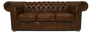 Chesterfield Trosjed Class Leather | 3-sjedišta | Cloudy Brown Light l